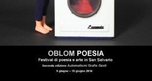 OBLOM Poesia 2014, Immagine di Caterina Scala